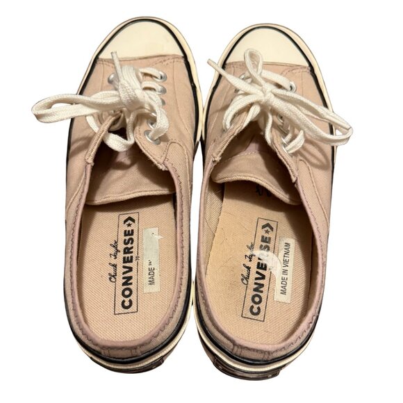 Converse Chuck Taylor Mule Slip-On Sneakers Pink/Lavender Canvas Women’s 9 - Picture 4 of 6